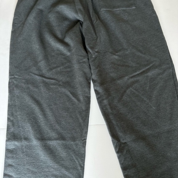 John Blair Men’s Supreme Fleece Stitched-Crease Charcoal GraySweatpants, SizeXXL - Picture 9 of 11